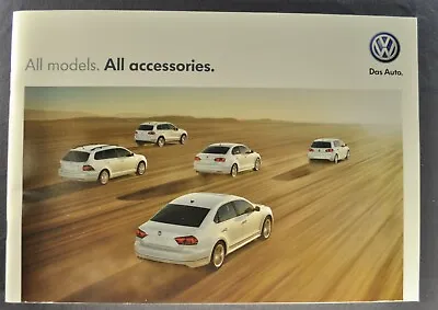 2012-2013 Volkswagen Accessories Catalog Beetle CC GTi Touareg Passat Jetta Golf • $12.95