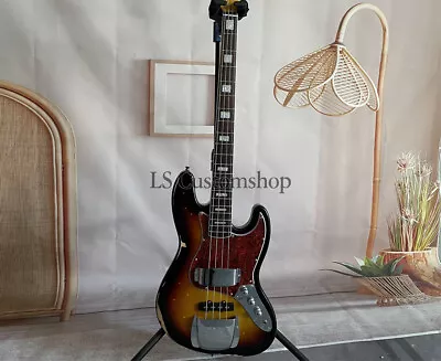 4-String 3TS Vintage Bass Electric Guitar Chrome Hardware Maple Neck Solid Body • $265
