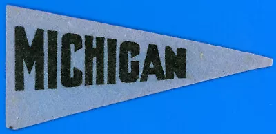 Old Vintage Antique 1950's-1960's  Michigan  Mini Pennant *H316 • $22