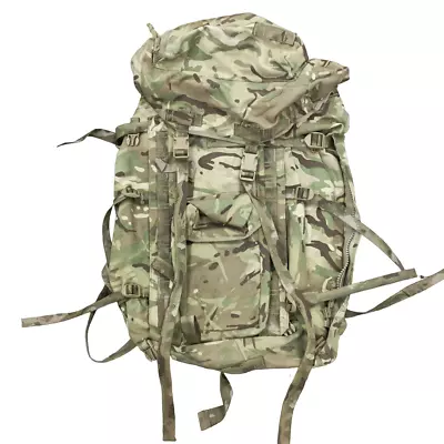 £76.95 • Buy British Army MTP Long Back Bergen Multicam IRR Cordura Tabbing Rucksack GRADE 1