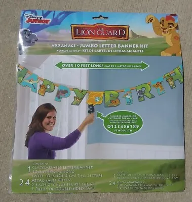 Lion Guard Birthday Banner Kit Party Supplies Lion King Add An Age Custom Banner • $21.99