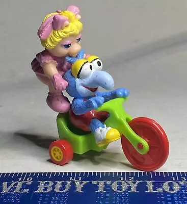 VTG McDonalds Muppet Babies Gonzo & Mrs Piggy Tricycle Bike Big Wheel 1986 Toy • $9.05