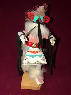 Vintage Native American CHASING STAR Kachina Wood Doll  Signed By E.D.G • $8.99