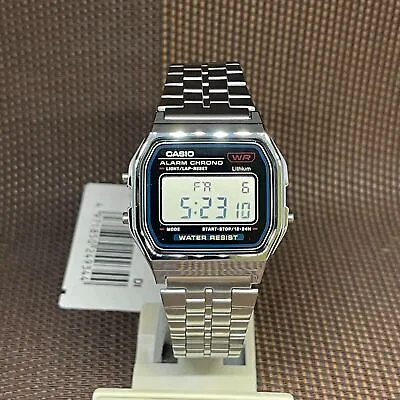 Casio A159WA-N1 Youth Vintage Series Stainless Steel Digital Watch • $59.09