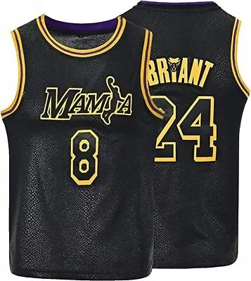 Design Legend 24 Mamba 8 Bryant Basketball Jersey Workout Streetball Gym S-6XL • $28.88