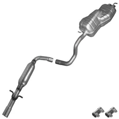 $274.74 • Buy Muffler Resonator Pipe Exhaust System Kit Fits: VW 1998-2010 Beetle Golf