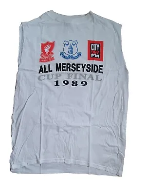 £24.99 • Buy Everton/Liverpool T-Shirt 1989 FA Cup Final