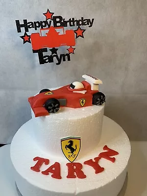 Edible FORMULA 1 CAR  Cake Decoration Cake Topper  • £16.99