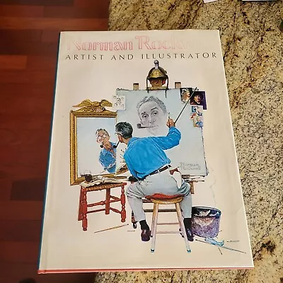 Norman Rockwell Artist And Illustrator - 1970 Large Coffee Table Book - 1st Ed. • $39.29