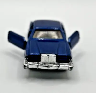 HTF Vintage Yatming Ford (Lincoln) Continental Mark IV #1052 Blue - Doors Open! • $9.95