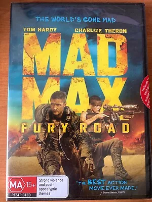 DVD / MAD MAX - FURY ROAD / Tom Hardy Charlize Theron / NEW & SEALED / PAL R4 • $9.90