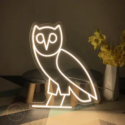 Custom Neon Signs OWL Vintage Neon Light LED Neon Sign For Room Home Wall Decor • $163.16