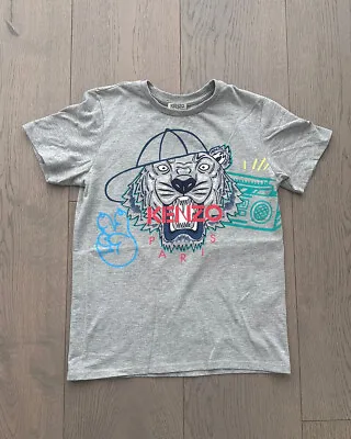 $50 • Buy Kenzo Kids Grey Tiger T-Shirt