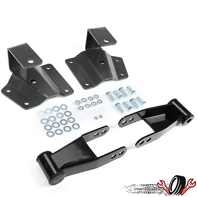 4'' Rear Shackles+Hangers Drop Kit For 99-2003 04-06 Chevy Silverado GMC Sierra • $62.99