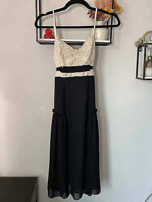 Bcbg Maxazria Dress Tan And Black Size 2 • $15