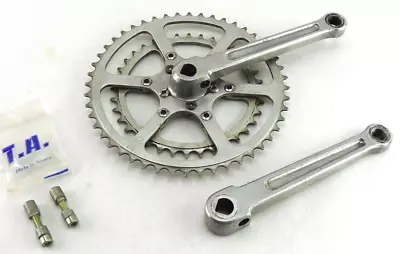 TA Criterium Crankset Frm 1960 Teardrop BB Hole Model 1500  165mm 48/36 RARE • $292.50