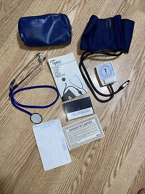 Tycos Stethoscope Sphygmomanometer Blood Pressure Cuff Kit • $34.99