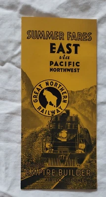 $9.99 • Buy 1940s Great Northern Railway Empire Builder Brochure 