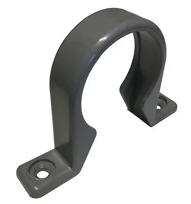 FLOPLAST 40mm Grey Pushfit Waste Pipe Clip -Bag 5 - NEXT DAY AVAILABLE • £5.33