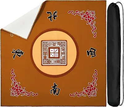 Mahjong Table Cover 31.5 Inches Mahjong Mat For Table Anti Slip Noise Reduction • $24.70