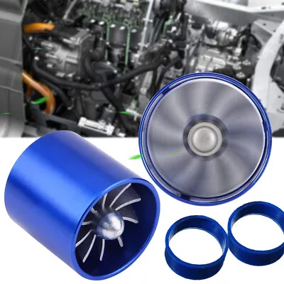 Universal Car Air Intake Fan Supercharger Engine Enhancer Turbo Gas Fuel Vortex • $19.98