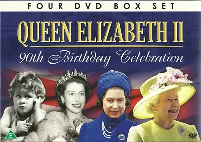 QUEEN ELIZABETH II 90TH  CELEBRATION 4 DVD  Royal Wedding Colour Prince Philip • £8.39