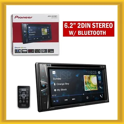 NEW Pioneer Car Double Din 6.2  AM/FM CD DVD Bluetooth Stereo • $169.99