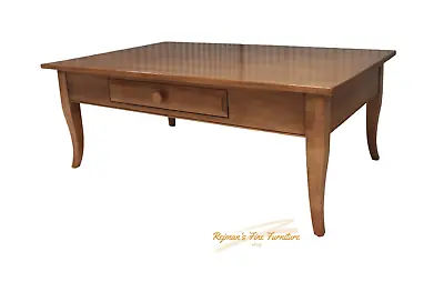 Ethan Allen Country Colors Wheat Maple Rectangular Top Coffee Table • $649