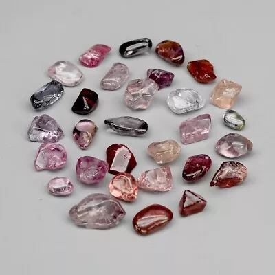 30pcs Lot 15.76ct T.w Natural Multi-Color Polished Rough Spinel Gemstone Myanmar • $0.99