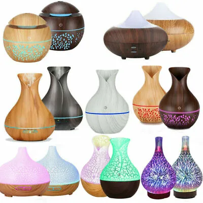 £10.95 • Buy Ultrasonic Essential Oil Aroma Diffuser Mist Humidifier LED Light Air Purifier