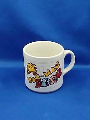 Vtg Pac-Man Midway Arcade Video Game Coffee Mug By Grindley England 4 Ghosts 80s • $9.99