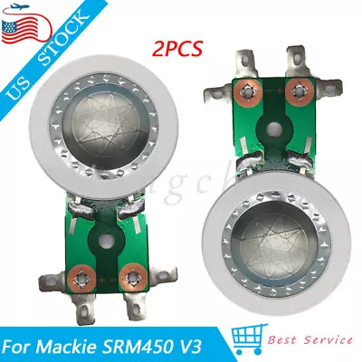 2PCS Titanium Diaphragm For Mackie SRM450 V3THUMP 15A 12A 12BST Driver Tweeter • $24.44