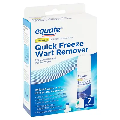 $12.47 • Buy Equate Quick Freeze Wart Remover Treatment, 7 Applications