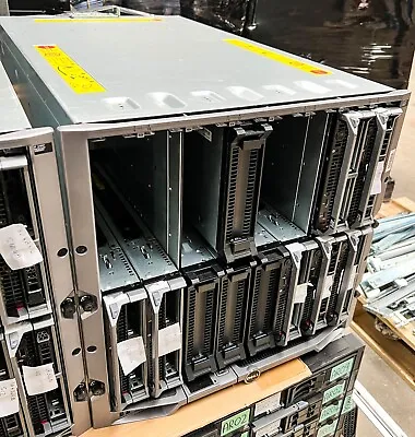 DELL PowerEdge M1000e Chassis + 6x M620 2x Xeon E5-2670 V2 512GB 320GB 6xModule • $1255.02