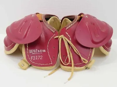 Vintage Wilson F3172 Football Shoulder Pads Youth Very Nice • $24.99