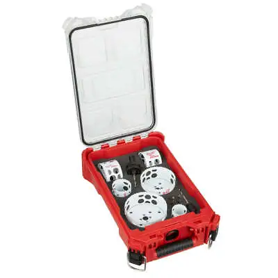 Milwaukee HOLE DOZER Bi-Metal Hole Saw Kit With PACKOUT Compact Organizer - 10PC • $125.97