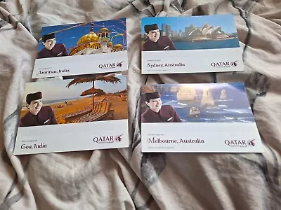 4 Qatar Airways  Airline Issued  Postcards • £0.99