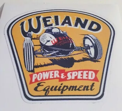 Weiand Sticker Decal Hot Rod Rat Rod Vintage Look Car Truck Drag Race Gasser 64 • $3.99