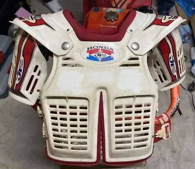 80'S Vintage JT Racing V1000 Chest Protector White FromJapan • $349
