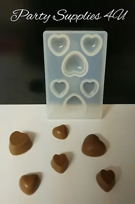 Small Love Heart Silicone Mould. Valentine's Day/Chocolate/resin/Fondant/Jewelry • £2.99