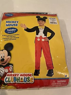 NWT Mickey Mouse Toddler Costume 3T-4T • $18