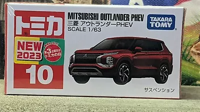 Tomica #10 Mitsubishi Outlander Phev 1/63 Scale New In Box [wyl] Usa Stock!!! • $6.99