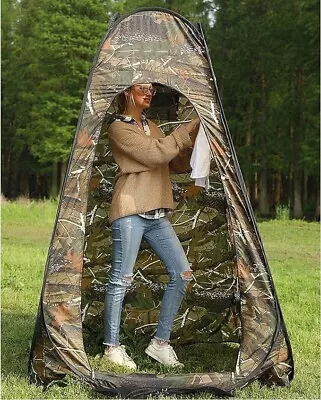 6.2 Ft Pop Up Camping Shower Tent Portable Changing Room Privacy Shelter Tent • $23
