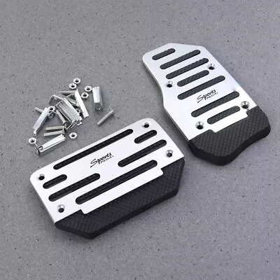 $8.99 • Buy Car Accessories Parts Automatic Gas Brake Foot Pedal Pad Cover Non-Slip Silver