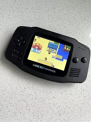 Nintendo Gameboy Advance GBA Game Boy AGB BACKLIT IPS Triple Black • $269.99