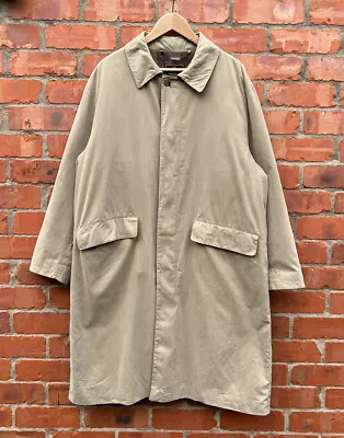 £50 • Buy Men’s Mulberry All Weather Beige Mac Jacket Coat Medium Country Tench