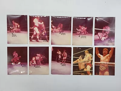 Lot Of 10 Original Vintage Wrestling Photos 1970s/1980s Feat. Bob Backlund • $29.99