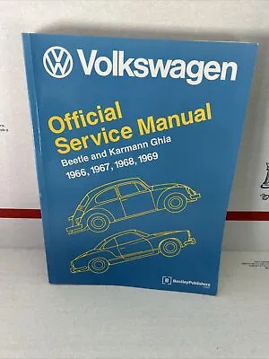 VW Volkswagen Beetle & Karmann Ghia Official Service Manual 1966 1967 1968 1969 • $34.99