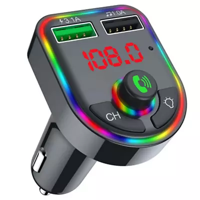 Bluetooth FM Transmitter Car Charger MP3 Player Handsfree Audio Receiver USB TF • $10.96