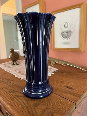 Vintage Cobalt Fiestaware Vase • $60